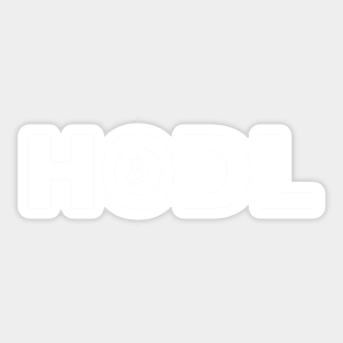 HODL Bitcoin Sticker